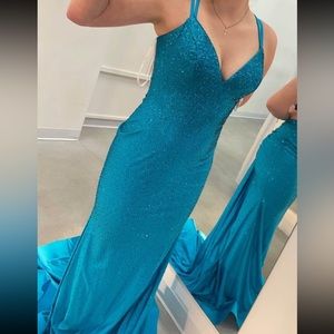 Blue prom dress size 4/6